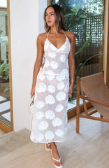 Hot Nights Midi Skirt Cream